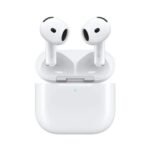 Air 4 true wireless earbuds angled view in case