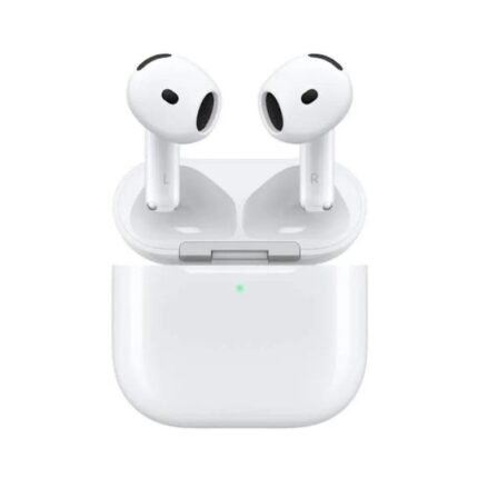 Air 4 true wireless earbuds angled view in case