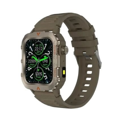 Arena Watch side angle view with rugged strap design