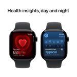 Watch Series 10 smartwatch showing health insights with heart rate and sleep tracking
